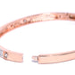 Priyaasi Women Rose Gold-Polished American Diamond Studded Bracelet - Swadesiicart