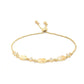 Priyaasi Women Stones Gold-Polished Fish Link Bracelet - Swadesiicart