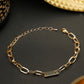 Priyaasi Women Contemparory Stones Rose Gold-Polished Link Bracelet - Noz2Toz