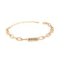 Priyaasi Women Contemparory Stones Rose Gold-Polished Link Bracelet - Swadesiicart