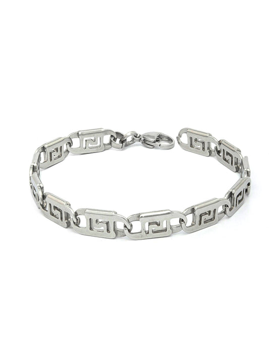 Priyaasi Women Contemparory Sliver Plated Link Bracelet - Swadesiicart