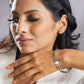 Priyaasi Women Silver Plated Teddy Bear Bangle-Style Bracelet - Swadesiicart