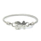 Priyaasi Women Silver Plated Teddy Bear Bangle-Style Bracelet - Swadesiicart
