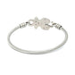 Priyaasi Women Silver Plated Teddy Bear Bangle-Style Bracelet - Swadesiicart