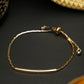 Priyaasi Women Contemparory Stones Gold-Polished Link Bracelet - Noz2Toz