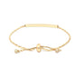Priyaasi Women Contemparory Stones Gold-Polished Link Bracelet - Swadesiicart