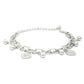 Priyaasi Women Silver Plated Heart Link Bracelet - Swadesiicart