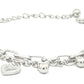 Priyaasi Women Silver Plated Heart Link Bracelet - Swadesiicart