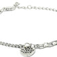 Priyaasi Women Contemporary Silver Plated Heart Link Bracelet - Swadesiicart