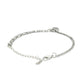 Priyaasi Women Contemporary Silver Plated Heart Link Bracelet - Swadesiicart