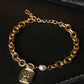 Priyaasi Women Pearls Gold-Polished Link Bracelet - Swadesiicart
