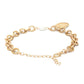 Priyaasi Women Pearls Gold-Polished Link Bracelet - Swadesiicart