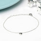 Priyaasi Women Contemporary Silver Plated Little Heart Link Bracelet - Noz2Toz