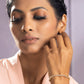 Priyaasi Women American Diamond Gold-Polished Link Bracelet - Swadesiicart