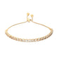 Priyaasi Women American Diamond Gold-Polished Link Bracelet - Swadesiicart