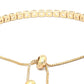 Priyaasi Women American Diamond Gold-Polished Link Bracelet - Swadesiicart