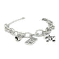 Priyaasi Women Interlinked Sliver Plated Charm Bracelet - Swadesiicart