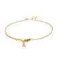 Priyaasi Women H-Alphabet Stone Gold-Polished Link Bracelet - Swadesiicart