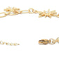 Priyaasi Women White American Diamond Pearls Gold-Polished Star Link Bracelet - Swadesiicart