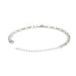 Priyaasi Women Silver Plated Love Link Bracelet - Swadesiicart