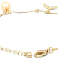 Priyaasi Women American Diamond Pearls Gold-Polished Fishtail Link Bracelet - Swadesiicart