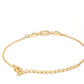 Priyaasi Women American Diamond Gold-Polished Link Bracelet In Circle - Swadesiicart