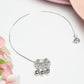 Priyaasi Women Blue Stone Silver Plated Link Bracelet - Noz2Toz