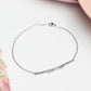Priyaasi Women Contemparory Stones Silver Plated Link Bracelet - Noz2Toz