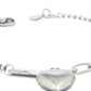 Priyaasi Women Charmer-Silver Plated Heart Link Bracelet - Swadesiicart