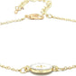 Priyaasi Women White American Diamond Gold-Polished Star Link Bracelet - Swadesiicart