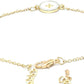 Priyaasi Women White American Diamond Gold-Polished Star Link Bracelet - Swadesiicart