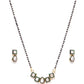 Priyaasi Gold Finish American Diamond Mangalsutra With Earrings Set For Women - Swadesiicart