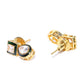 Priyaasi Gold Finish American Diamond Mangalsutra With Earrings Set For Women - Swadesiicart