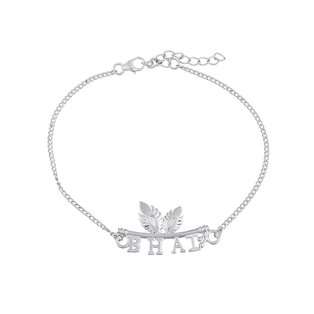 trueBrowns 925 Sterling Silver Stunning BHAI Bracelet Rakhi | Swadesiicart