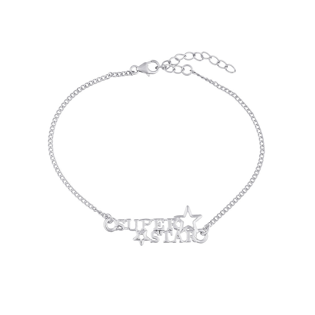 trueBrowns 925 Sterling Silver Precious SUPERSTAR Bracelet Rakhi | Swadesiicart