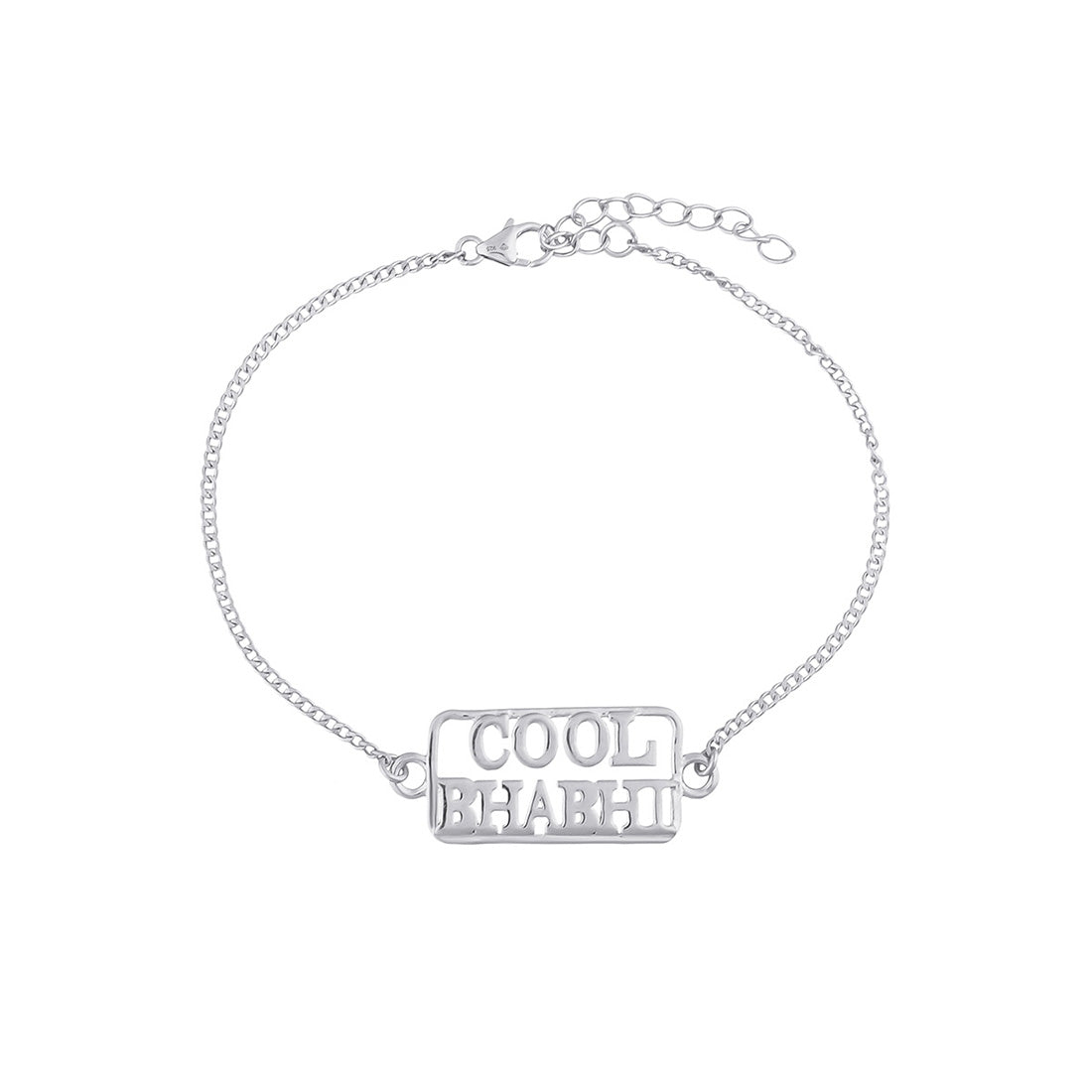 trueBrowns 925 Sterling Silver Precious Cool Bhabhi Bracelet Rakhi | Swadesiicart