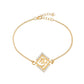 trueBrowns 925 Sterling Silver Auspicious Om Gold-Polished Gold Micron Plated Bracelet Rakhi | Swadesiicart