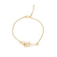 trueBrowns 925 Sterling Silver Gold-Polished Gold Micron Plated Swag Bracelet Rakhi | Swadesiicart