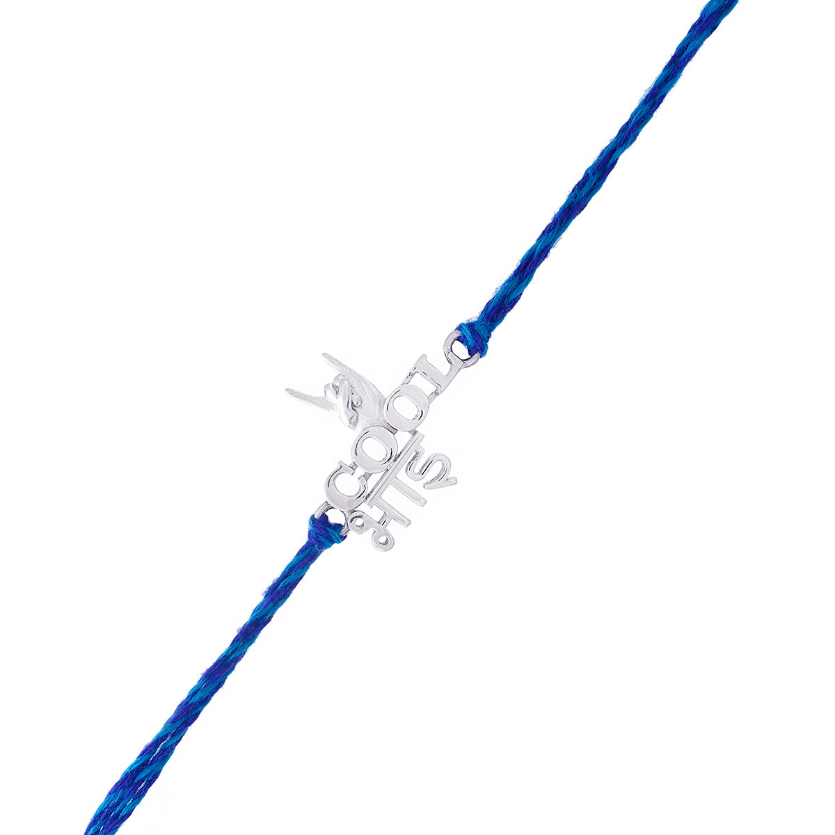 trueBrowns X Voylla 925 Sterling Silver Precious Cool Bhai Thread Rakhi | Swadesiicart