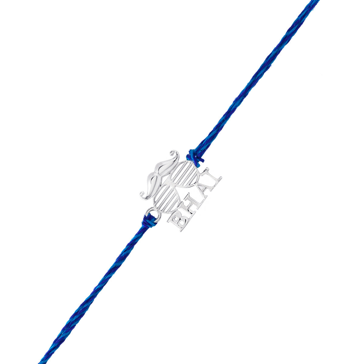 trueBrowns 925 Sterling Silver Precious Bhai Thread Rakhi | Swadesiicart