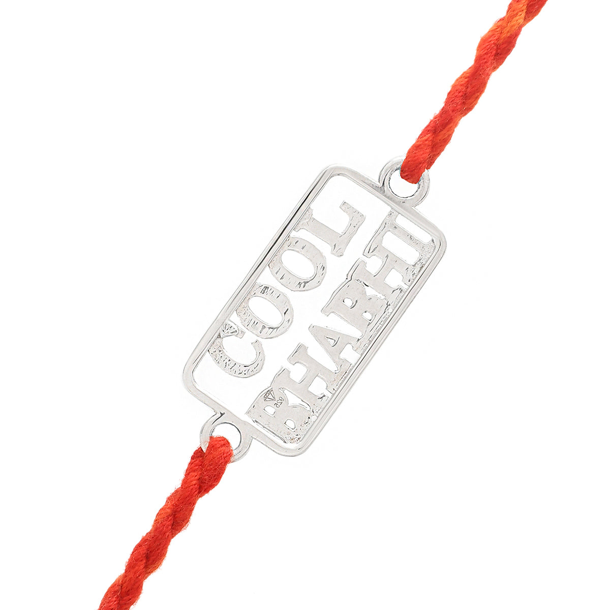 trueBrowns 925 Sterling Silver Precious Cool Bhabhi Thread Rakhi | Swadesiicart