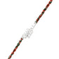 trueBrowns X Voylla 925 Sterling Silver Precious Swag Wala Bro Thread Rakhi | Swadesiicart