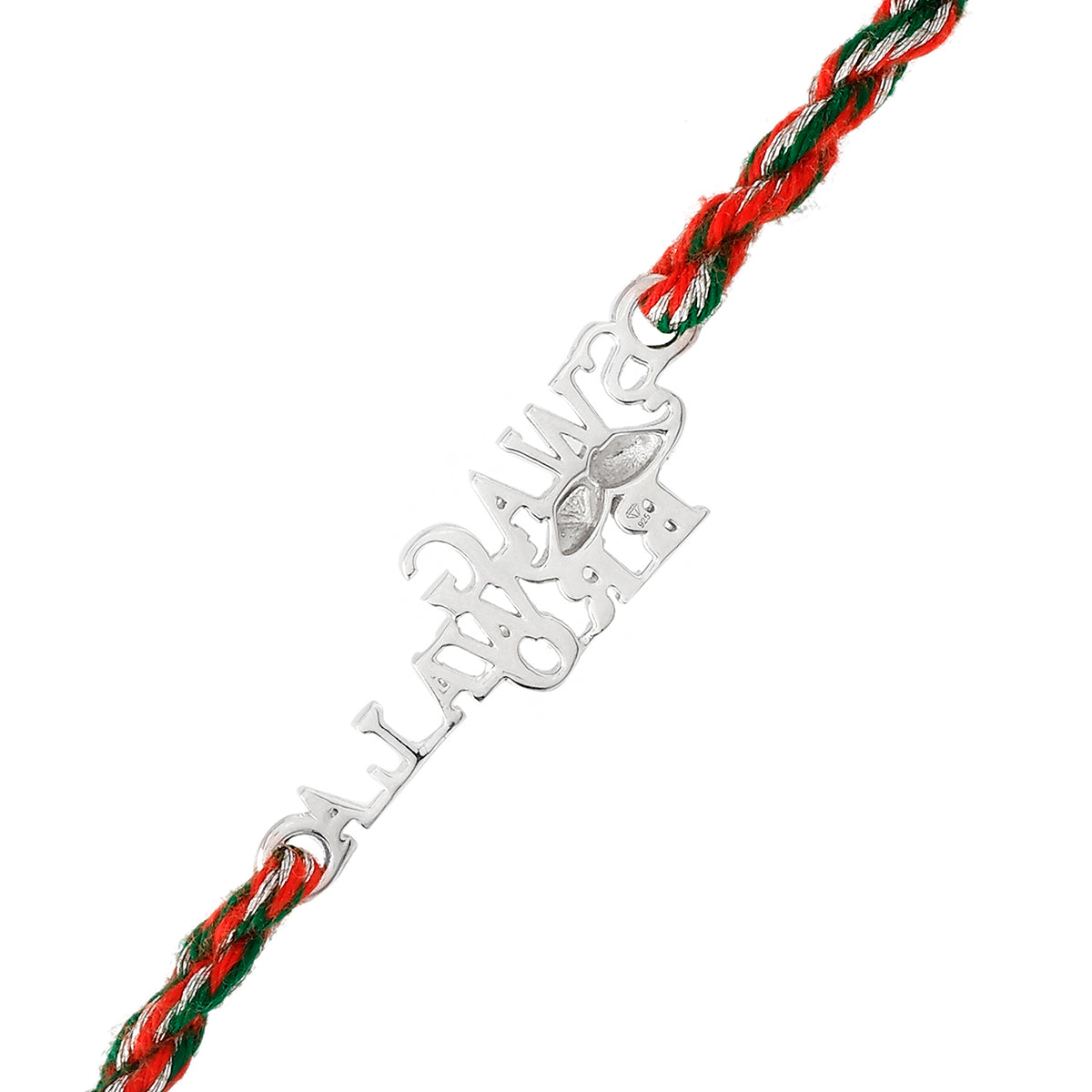 trueBrowns X Voylla 925 Sterling Silver Precious Swag Wala Bro Thread Rakhi | Swadesiicart