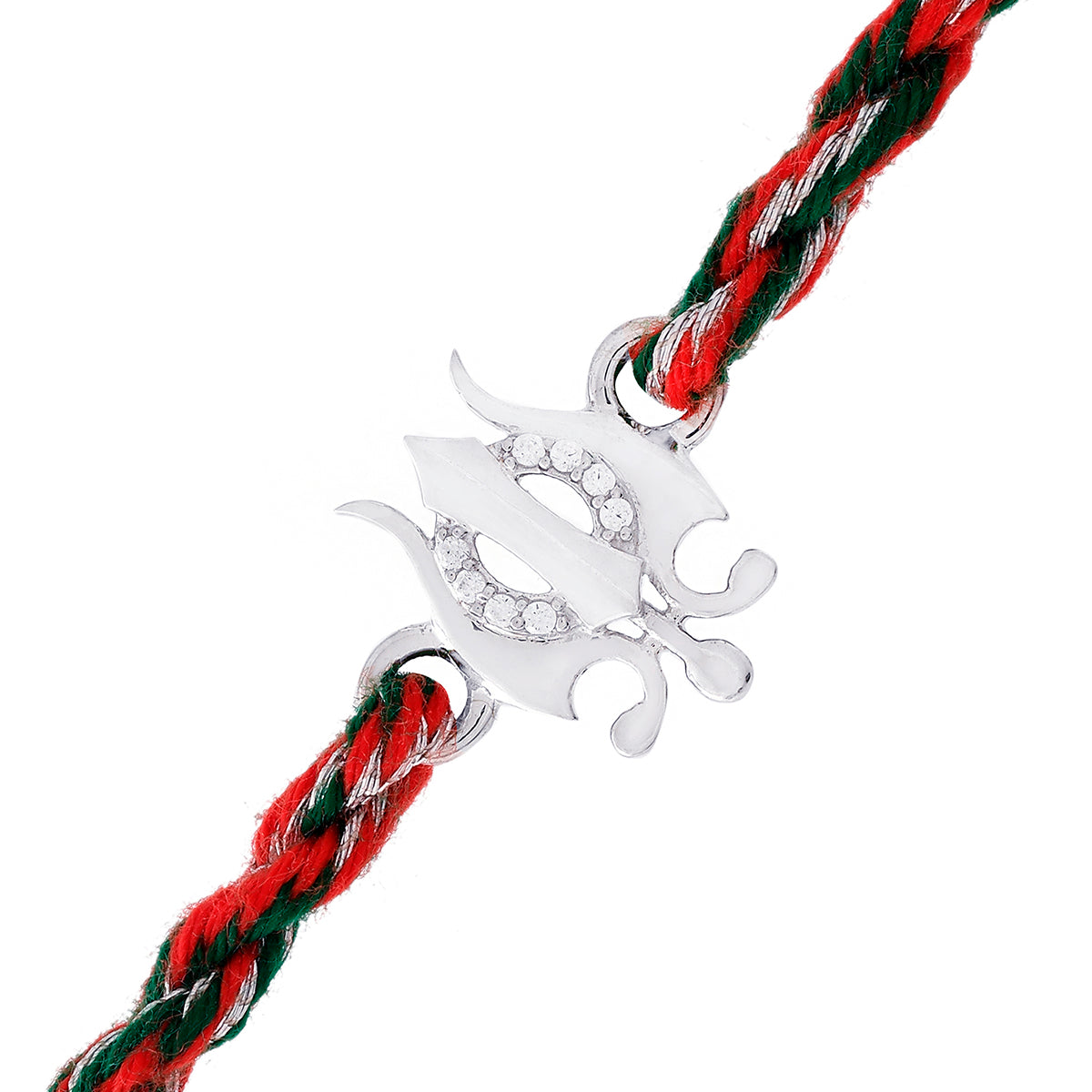trueBrowns 925 Sterling Silver Precious Silver Thread Rakhi | Swadesiicart