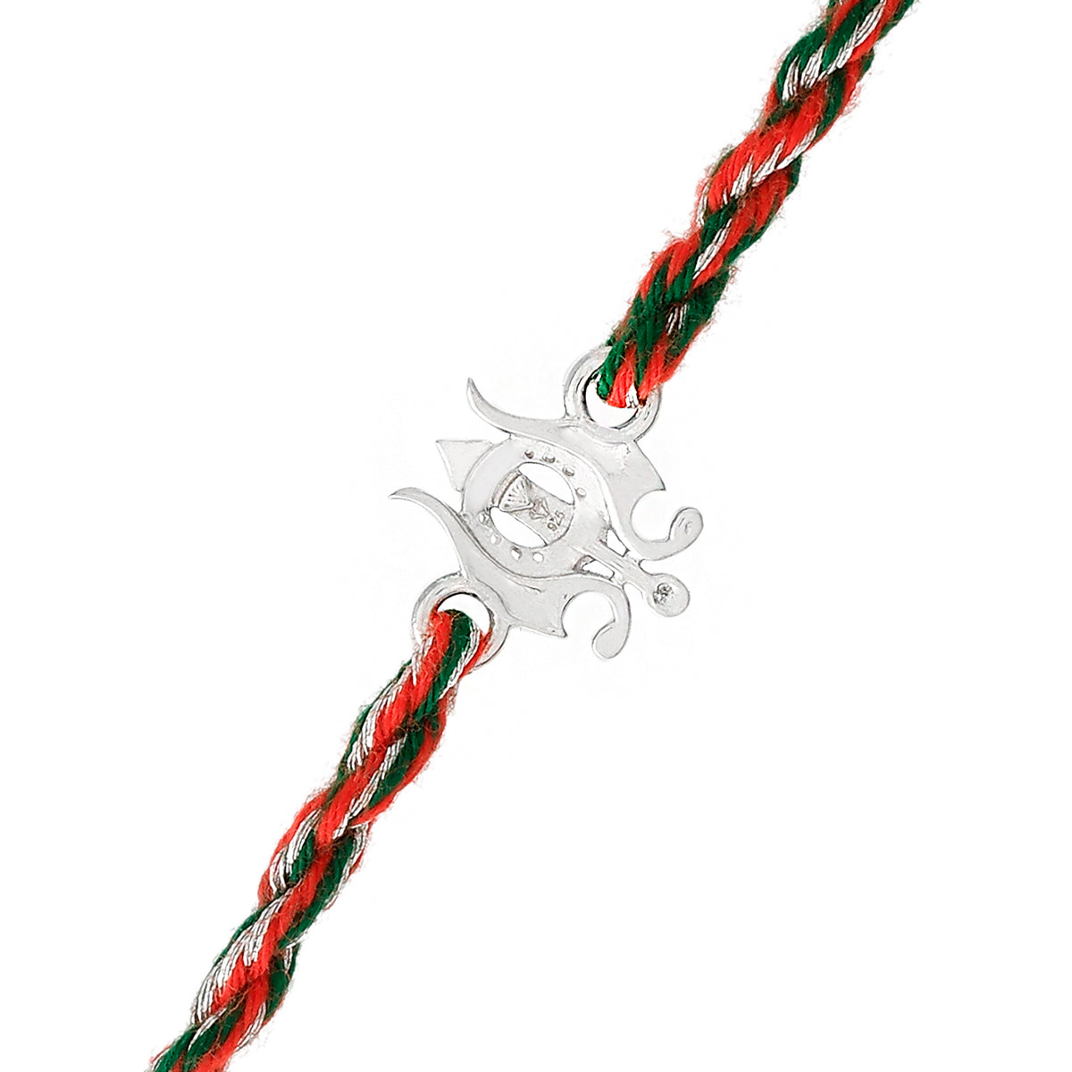 trueBrowns 925 Sterling Silver Precious Silver Thread Rakhi | Swadesiicart