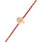 trueBrowns X Voylla 925 Sterling Silver Ganesha Gold-Polished Gold Micron Plated Thread Rakhi | Swadesiicart