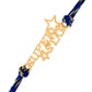 trueBrowns 925 Sterling Silver Gold-Polished Gold Micron Plated Superstar Thread Rakhi | Swadesiicart