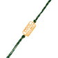 trueBrowns 925 Sterling Silver Cool Bhabhi Gold-Polished Gold Micron Plated Thread Rakhi | Swadesiicart