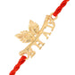 trueBrowns X Voylla 925 Sterling Silver Gold-Polished Gold Micron Plated Bhai Thread Rakhi | Swadesiicart