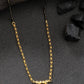 NVR Women's Set of 2 Gold-Polished Black Beaded Mangalsutra | Swadesiicart